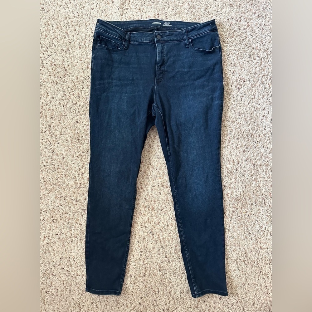 Old Navy Women Size 18 Rockstar Super Skinny High Rise Secret Slim Pockets Jeans